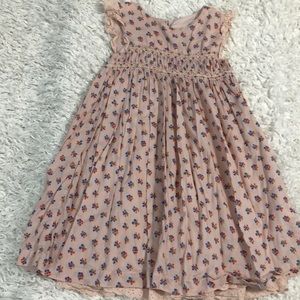 Mini Boden pink Calico Print Dress size 9-10